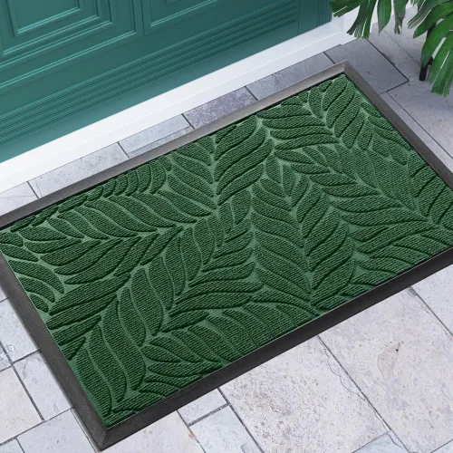 Vista 18 de Yimobra Tapete para puerta delantera para interiores y exteriores, 29.5 x 17 pulgadas, impermeable, para todas las estaciones, para entrada