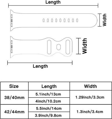 Vista 7 de Christmas Watch Bands Compatible with iWatch 38mm 42mm 40mm 44mm, for iWatch Series 1/2/3/4/5/6/7/SE for Christmas Gifts Women Men