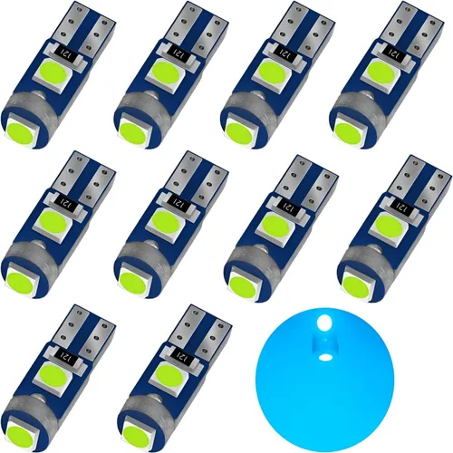Vista 10 de AUXLIGHT Bombilla LED Ámbar Amarilla T5 37 74 2721 PC74 PC37, Chips 3030 Super Brillantes de 12 Voltios, Reemplazos, para Interior, Cúpula, Mapa