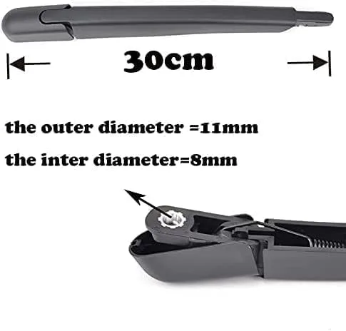 Vista 4 de Car rear windshield wiper blade wiper arm,for Nissan for X-trail T32 2014 2017 2016 2015,Windscreen Wiper Assembly Replacement