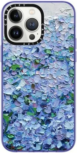 Vista 25 de CASETiFY - Funda compacta para iPhone 14 Pro probada contra caídas de grado militar 2x hasta 4 pies, con estampado transparente aguamarina