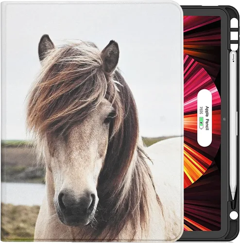 Vista 12 de Funda giratoria para iPad (A16) 11ª generación de 11 pulgadas (2025), iPad 11ª generación de 10.9 pulgadas (2022), funda tipo cartera de piel PU