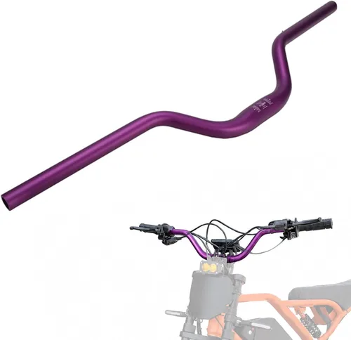 Vista 6 de JFG RACING Surron 7075 - Manillar de aluminio de 1.252 in y 7/8 de pulgada y 0.866 in y barra de mango elevada para Sur Ron/Surron/Light Negro