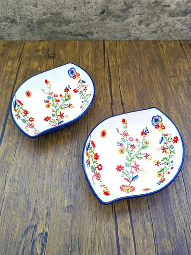 Vista 9 de Portuguese Pottery Alcobaça - Tazón de cerámica para servir (2 unidades)