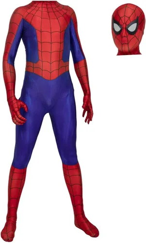 Vista 2 de ITAOCA Disfraz de superhéroe para niños, body de elastano para Halloween, cosplay