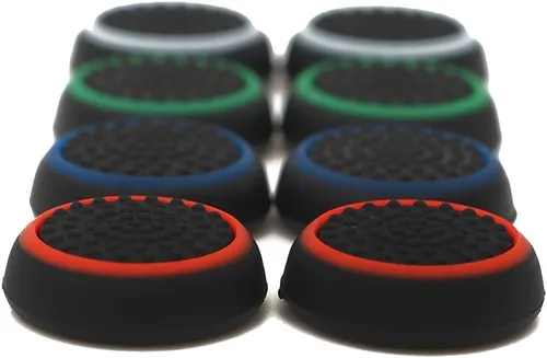 Vista 5 de SUBANG 16 Pieces Silicone Noctilucent Thumb Grip Caps Controller Joystick Cap Covers for PS3 PS4 Xbox 360 Xbox One Analog Stick Caps Replacement