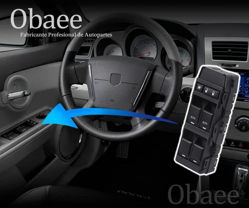 Vista 5 de Obaee Interruptor eléctrico de ventana compatible con Jeep Commander/Grand Cherokee 2006-2010, Chrysler Aspen/Chrysler 200/300/Sebring, Dodge