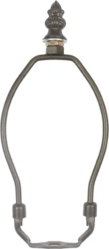 Vista 8 de Bieye SS010 Pantalla de lámpara de soporte para lámpara de mesa estilo Tiffany vidrieras (bronce 4.5 pulgadas de alto)