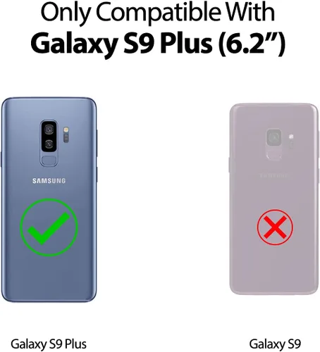 Vista 6 de GOOSPERY Funda de silicona líquida para Galaxy S9 Plus (2018) Silky-Soft Touch Full Body Protection Funda a prueba de golpes con forro de microfibra
