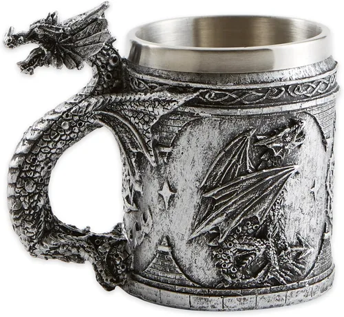 Vista 2 de Furniture Creations SERPENTINE DRAGON, 5.75" x 3.5" x 5", Taza multicolor
