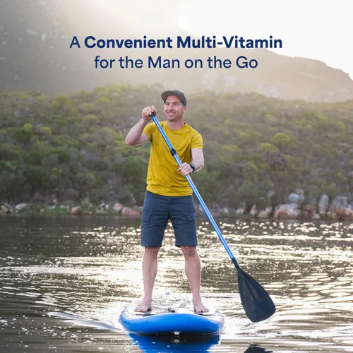 Vista 3 de Puritan's Pride One Daily Multivitamínico para hombre, suplemento dietético para apoyar la salud cardíaca y reproductiva masculina con vitamina A