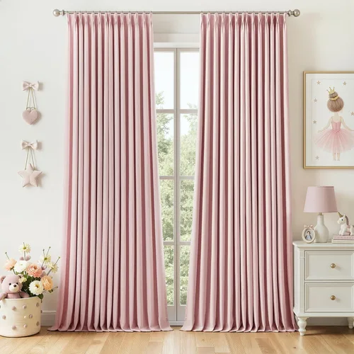 Vista 28 de MIULEE - Cortinas plisadas de lino 100 % opacas de color beige, 40 x 63 pulgadas