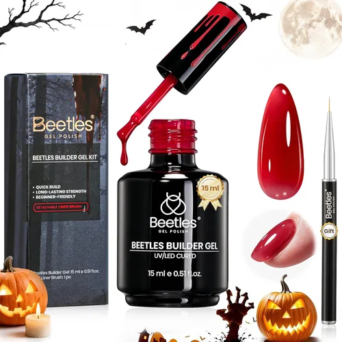 Vista 13 de Beetles - Gel constructor para uñas, 8 en 1, 0.51 onzas líquidas 0- A - transparente