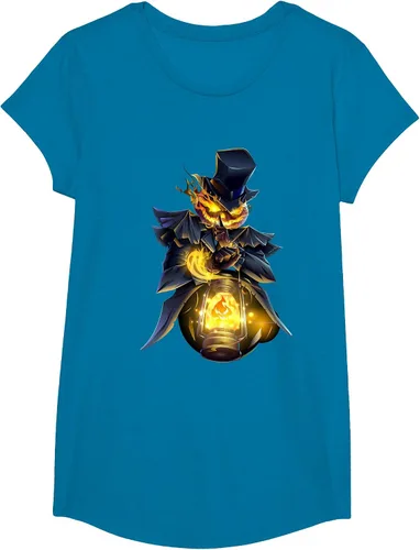 Vista 25 de Halloween Pumpkin Scary Jack O Lantern Boy Girl Men Women T-Shirt Negro