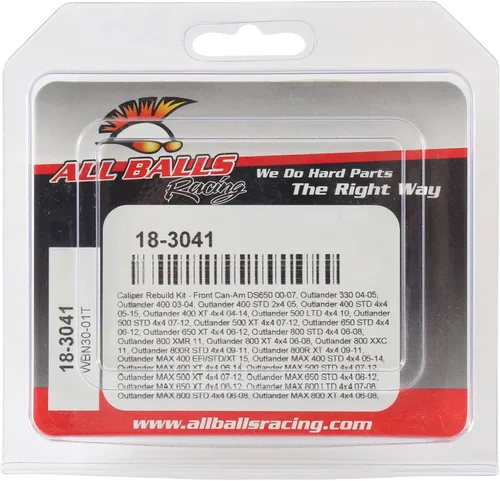 Vista 4 de All Balls Racing 18-3041 Kit de reconstrucción de pinza compatible con/repuesto para Can-Am Commander Max 1000 2015-2016, Commander Max 1000