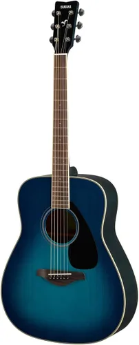 Vista 8 de Yamaha fg820 Guitarra Acústica, color natural, Natural