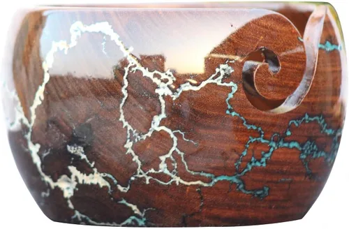 Vista 8 de Ganchos de ganchillo de madera tallados a mano, mango de palisandro, gancho de ganchillo de punto, aguja de tejer, hilo de tejer, el mejor regalo
