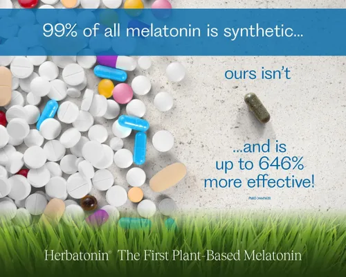 Vista 6 de Herbatonin® 3mg - La primera fito-melatonina (melatonina natural de planta) para el ciclo del sueño, el reloj corporal y el ritmo circadiano