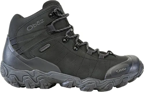 Vista 5 de Oboz Botas de senderismo Bridger Mid B-DRY para hombre negro (Black Sea)