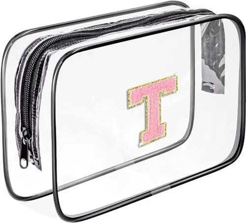 Vista 15 de Bolsa de aseo transparente Fodofodo, bolsa de aseo de viaje portátil, bolsa de maquillaje impermeable, organizador de almacenamiento de cosméticos