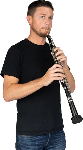 Vista 3 de Gator Cases - Cubierta de instrumentos de viento de doble capa para clarinete y oboe; se adapta a tamaños de campana que van desde 2.5 a 3.5