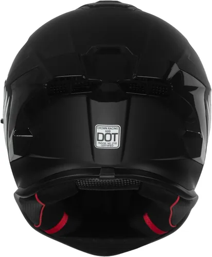 Vista 6 de Cascos de motocicleta, casco de moto de calle de cara completa, aprobado por DOT model-LW600
