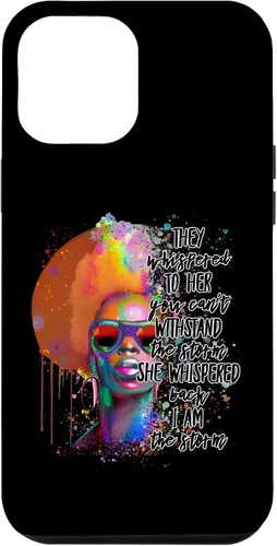 Vista 6 de Funda para iPhone 15 Black History Month I Am The Storm Women Juneteenth