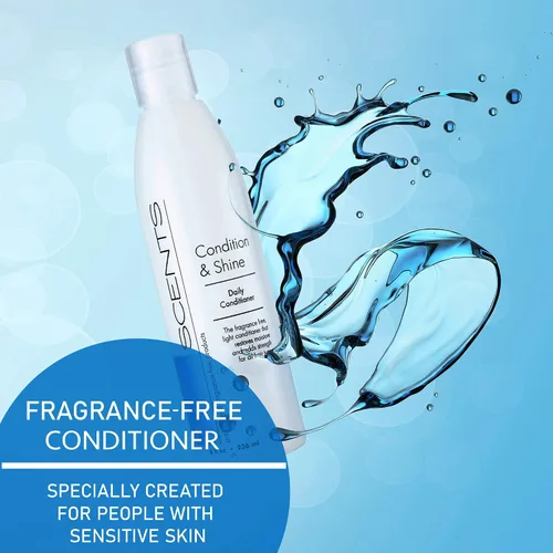 Vista 3 de Acondicionador desenredante – Acondicionador sin fragancia para cabello seco – Acondicionador hidratante para hombres y mujeres – Acondicionador