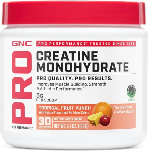 Vista 11 de GNC Pro Performance Monohidrato de creatina – Suplemento de entrenamiento diario para atletas de élite – Mezcla de bebida en polvo de creatina