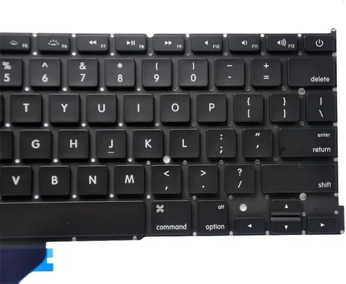 Vista 5 de Teclado retroiluminado de repuesto con retroiluminación de EE. UU. con 80 tornillos PCE, para MacBook Pro Retina de 13 pulgadas A1502