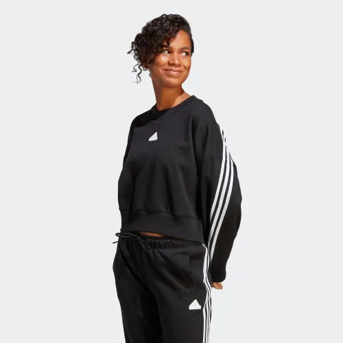 Vista 3 de adidas Sudadera Future Icon Three Stripes para mujer