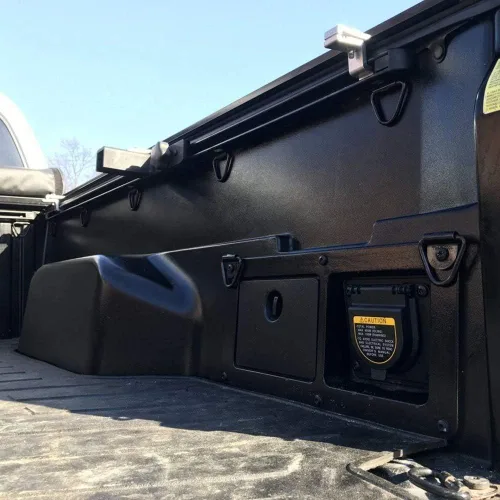 Vista 5 de Anclajes de amarre para caja de camión resistente, anillos de enganche para remolques, perno de carga en anillo en V, accesorios de riel