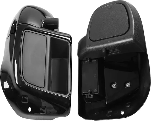 Vista 17 de XMT-MOTO Carenado inferior ventilado negro brillante con caja de altavoz de 16.5 cm para Harley Touring Road King FLHR Road Glide FLTRX Street Glide