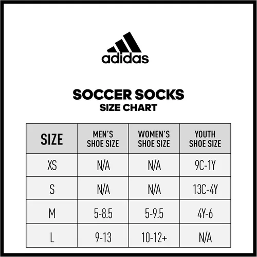 Vista 4 de adidas Mundial Zone Cushion Soccer Socks for Boys, Girls, Men and Women (1-Pair)