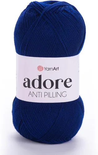 Vista 35 de 1 madeja YarnArt Adore, hilo antipilling, 100% acrílico antipilling, 100 g (3.5 oz), 280 m (306 yd), 3: Light-DK, Verde bebé - 358