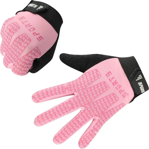 Vista 2 de Guantes de ciclismo deportivos para niños, antideslizantes, para niños y niñas, guantes de pesca para niños, ciclismo, escalada, equitación