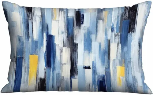 Vista 11 de Mugod Funda de cojín con diseño de lunares negros, sin costuras, para cama, sofá, oficina, 20 x 30 pulgadas
