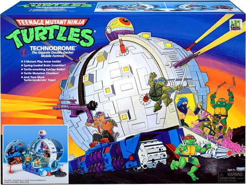 Vista 9 de Teenage Mutant Ninja Turtles TMNT Classic Technodrome Playset - Exclusivo de Amazon