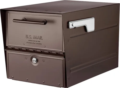 Vista 14 de Architectural Mailboxes Oasis® Eclipse™ Buzón Seguro con Cerradura Aprobado por USPS, Resistente, Anti-Robo de Acero Montado en Poste para Exterior