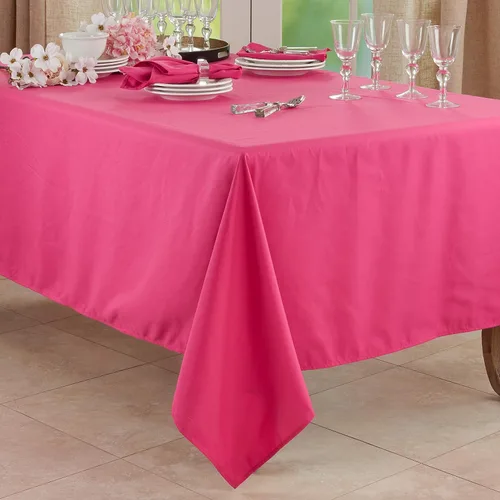 Vista 5 de SARO LIFESTYLE Collection Mantel diario de diseño casual, 60 pulgadas, fucsia