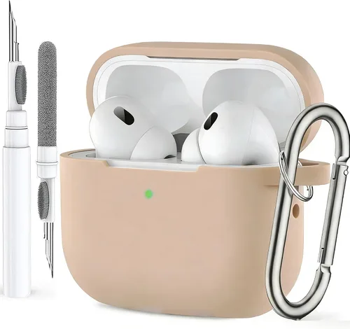 Vista 16 de Funda para Airpods Pro 2/1 Gen para hombres, mujeres y niñas, funda compatible con Airpods Pro de 2ª/1ª generación, funda protectora de silicona
