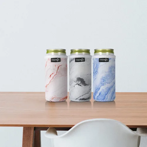 Vista 6 de CM Fundas delgadas de neopreno suave de 8.4 onzas líquidas para latas de bebidas energéticas y latas de cerveza (8.4 onzas)