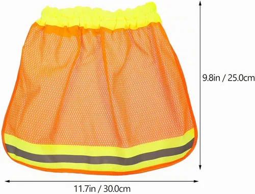 Vista 7 de Parasol reflectante para el cuello con visera de malla transpirable, protección solar ligera para trabajadores de la construcción, accesorio