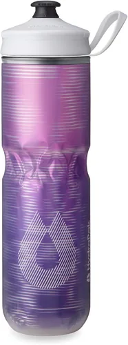 Vista 13 de HydraPak Botella Polar - Botella de agua deportiva Polar aislada - Libre de BPA, botella flexible deportiva y para bicicleta con asa