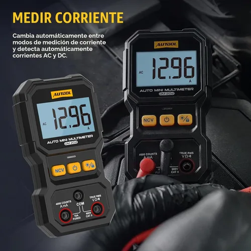 Vista 4 de AUTOOL Multímetro digital, Multi Meter True RMS Auto-Ranging NCV