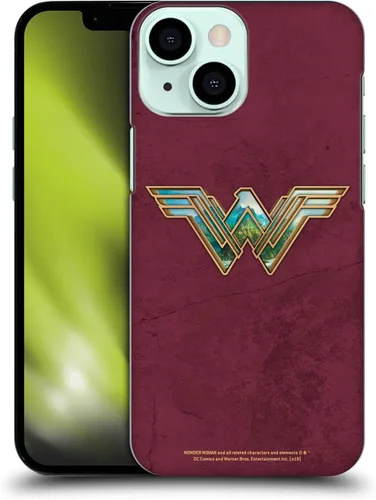 Vista 11 de Head Case Designs Funda rígida con licencia oficial de Wonder Woman Movie Distressed Look Logos compatible con Apple iPhone 13 Mini Aspecto