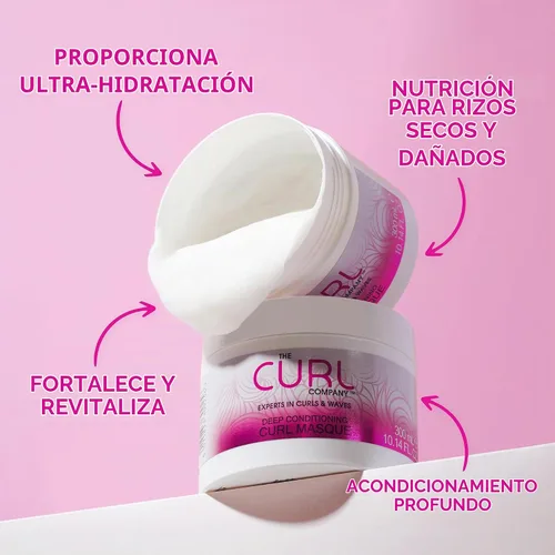 Vista 4 de The Curl Company Curl Care Deep Conditioning Curl Masque 10.1 fl oz
