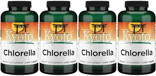 Vista 3 de Swanson Chlorella 194 mg, vegetariana, 1500 comprimidos, paquete de 2