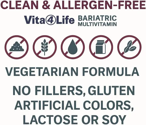 Vista 9 de Vita4Life! Fórmula multi-estándar • Complejo completo de vitaminas y minerales • 360 cápsulas • Cápsulas vegetales de disolución rápida • Sin