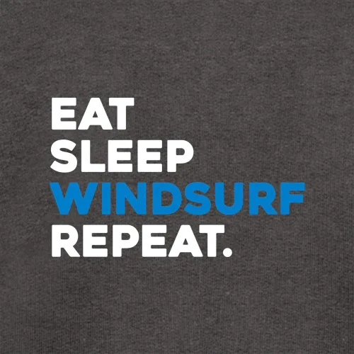 Vista 2 de Eat Sleep Windsurf Repeat - Unisex Premium HoodieHooded Top